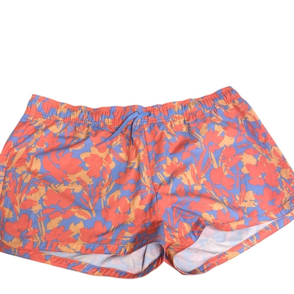 Prana Ladies Orange Athletic Shorts Vibrant Design Lightweight XL - Picture 3 of 9